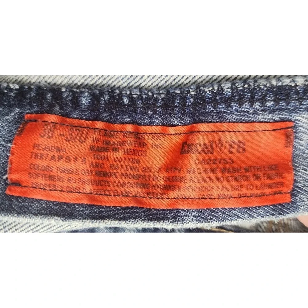 Bulwark FR Carpenter Jeans Flame Resistant Work Pants Denim‎ Blue Size 35x25